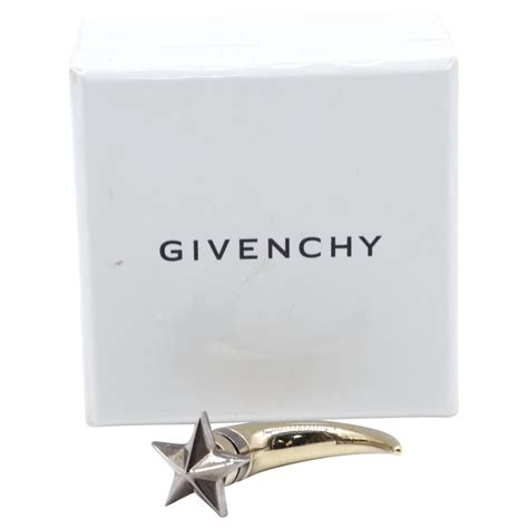 shark earrings givenchy|Givenchy Magnetic Star Shark Tooth Earring in Gold Metal .